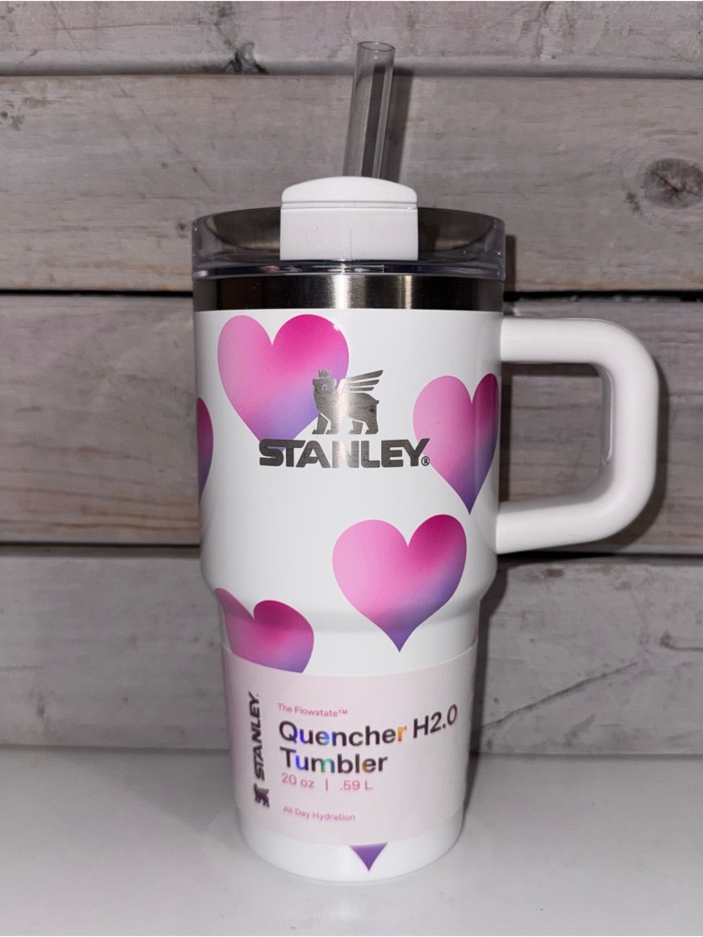 Stanley x Target 20oz Quencher - Frost Heart Gradient - Valentines NWT Release